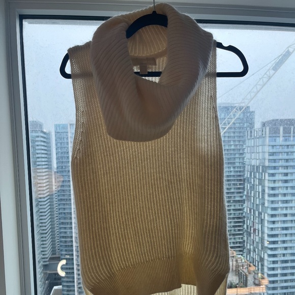 MICHAEL Michael Kors Cowl Neck Sleeveless Sweater - Picture 2 of 9